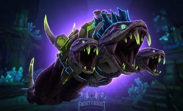 WoW Indigo Coiled Horror Mount Boost