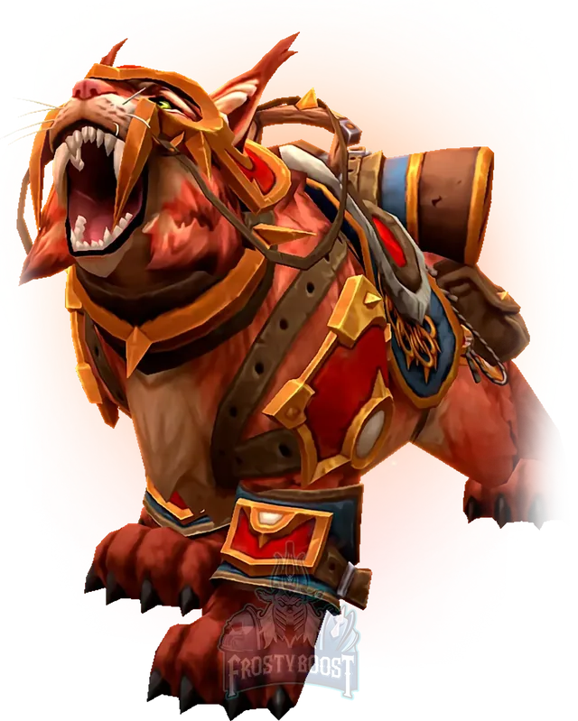 WoW TWW Vermillion Imperial Lynx Mount Boost