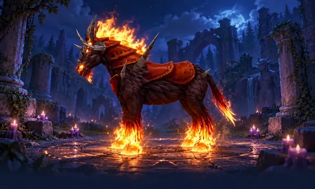 WoW Forever Warlock Dreadsteed Boost