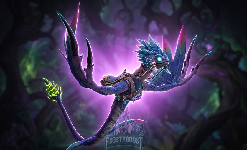WoW Violet-Backed Skyfang Mount Boost