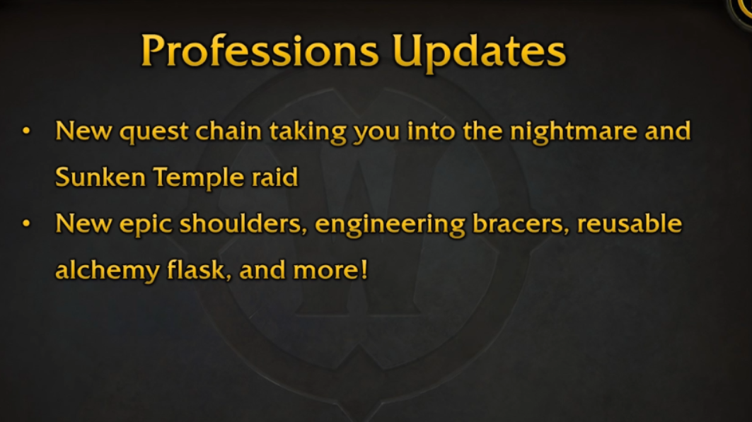 Unlocking the new items of Phase 3 Season of Discovery Professions
