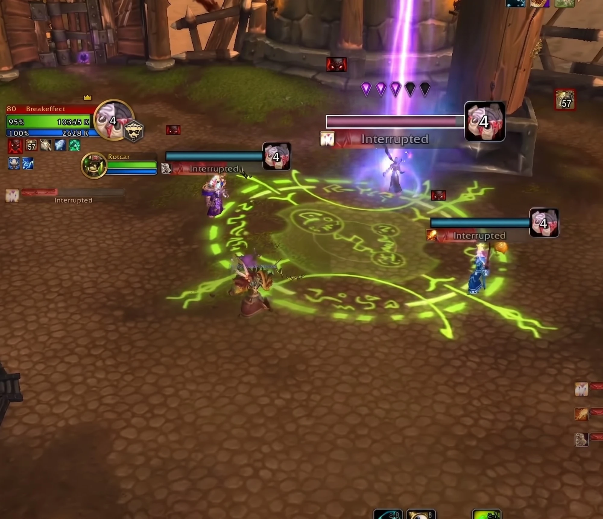 Advanced Warlock and anti-Warrior tech in WoW Arena