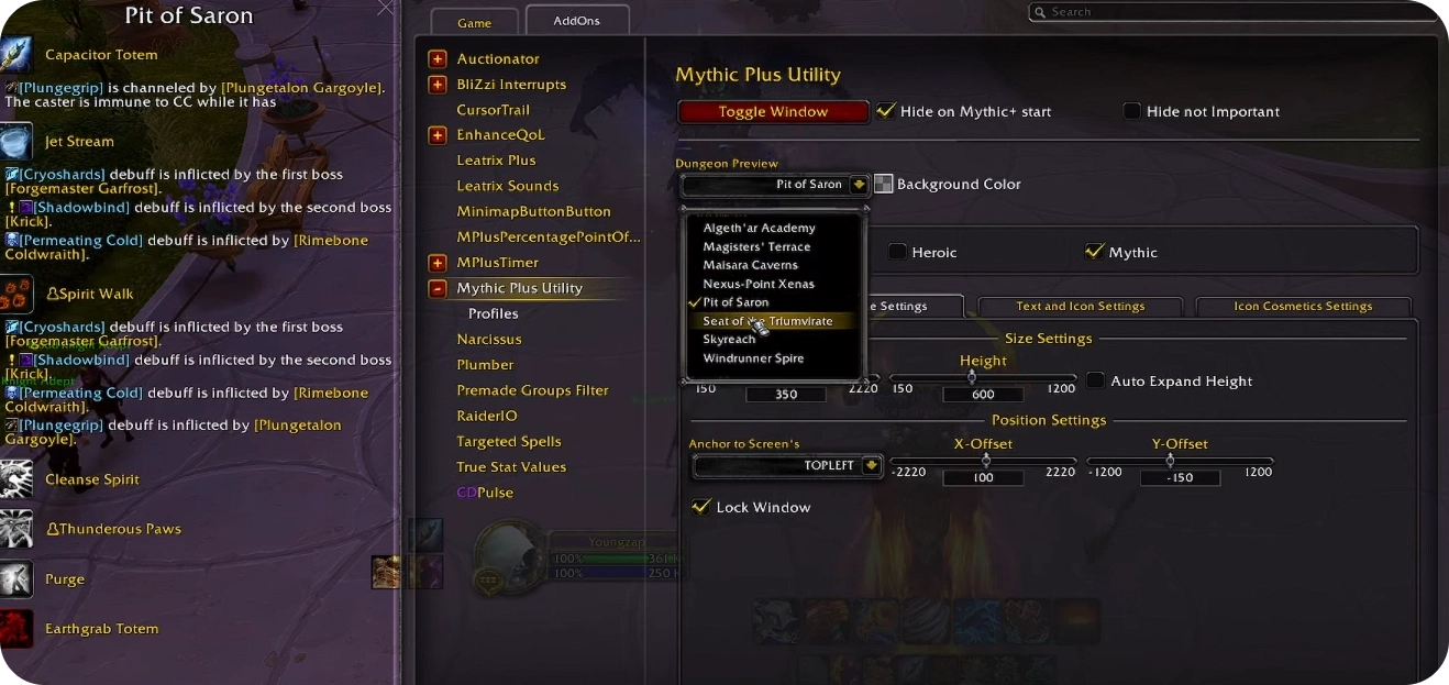 Mythic Plus Utility