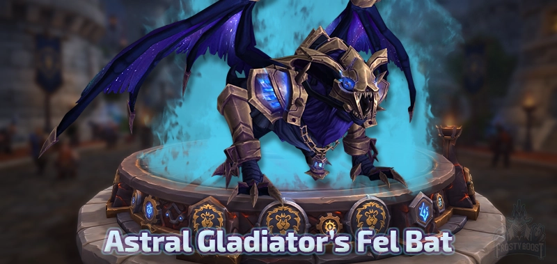 Astral Gladiator's Fel Bat — TWW Season 3 Gladiator Mount