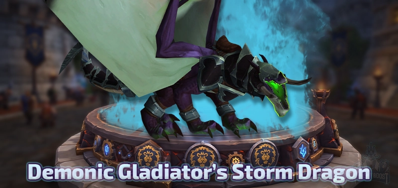 Demonic Gladiator's Storm Dragon — Legion Season 7 Gladiator Mount