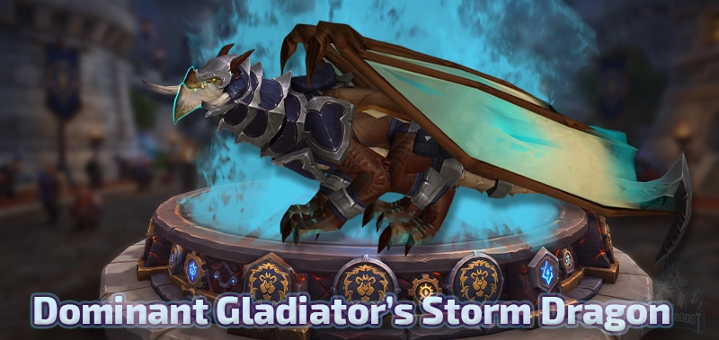 Dominant Gladiator's Storm Dragon — Legion Season 6 Gladiator Mount