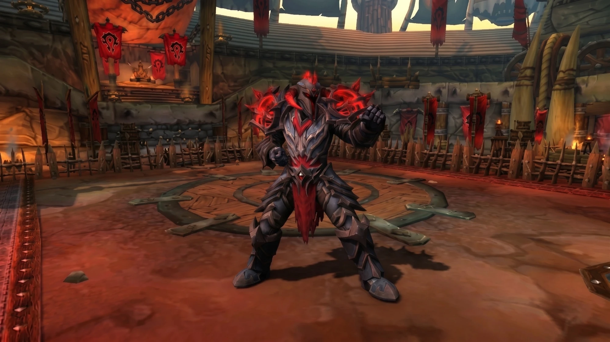 Elite PvP armor set completed at 1800 rating in WoW