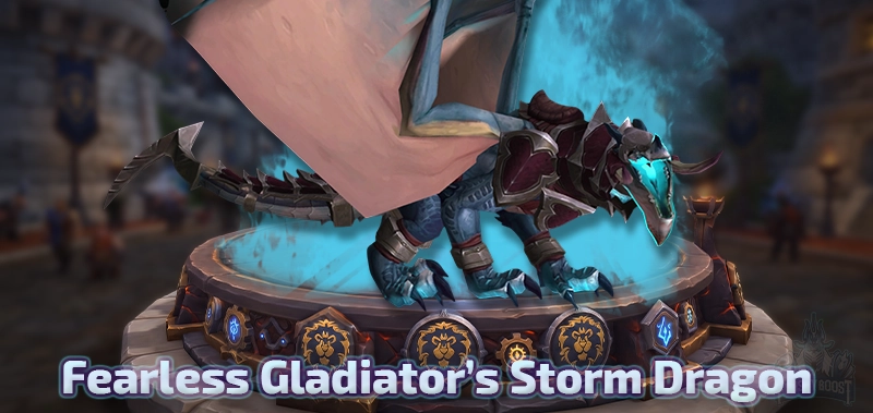Fearless Gladiator's Storm Dragon — Legion Season 2 Gladiator Mount