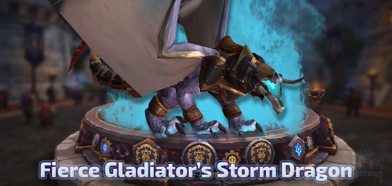 Fierce Gladiator's Storm Dragon — Legion Season 5 Gladiator Mount