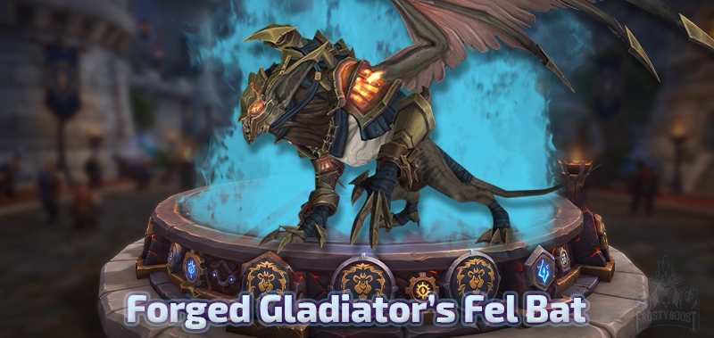Forged Gladiator's Fel Bat — TWW Season 1 Gladiator Mount