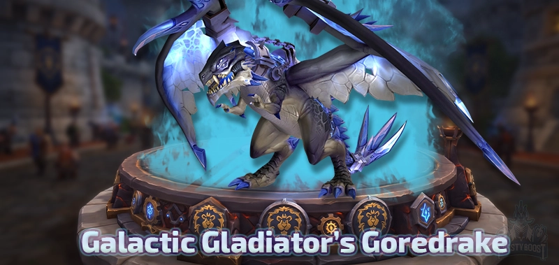 Galactic Gladiator's Goredrake — Midnight Season 1 Gladiator Mount