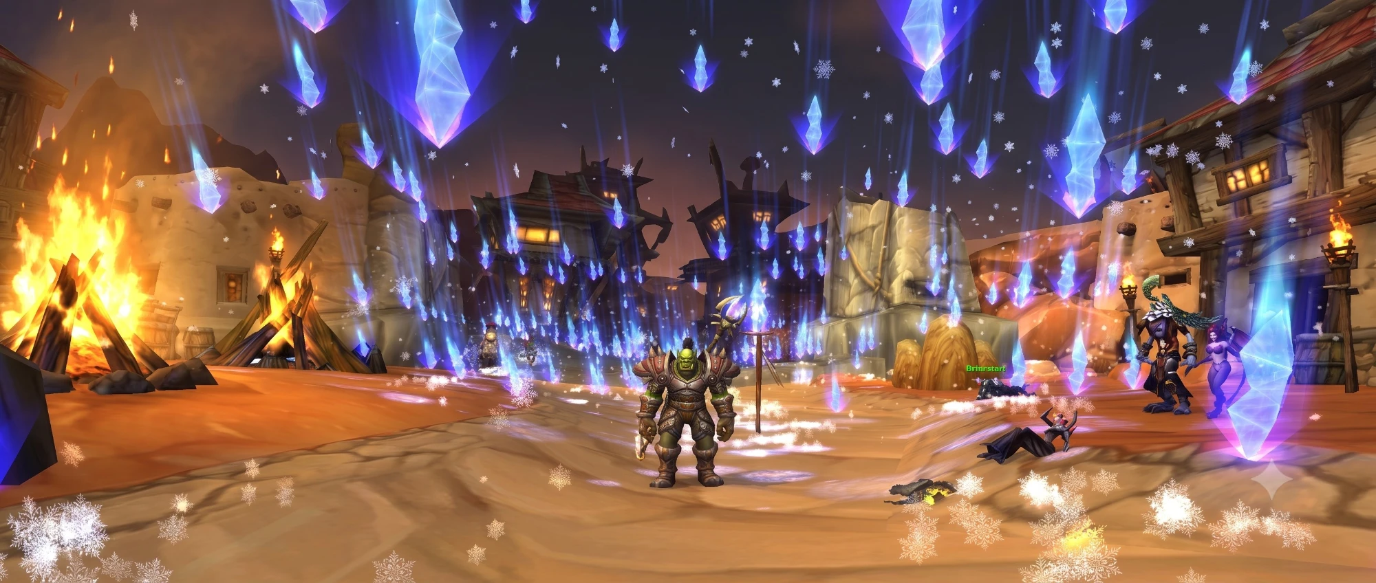 Mage AoE grinding a large pack of mobs in WoW Classic