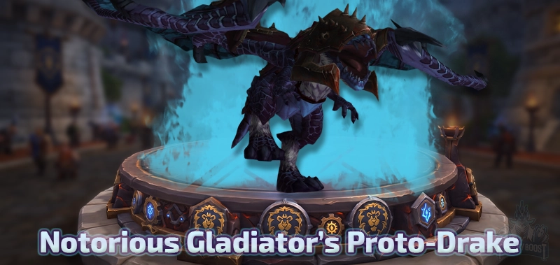 Notorious Gladiator's Proto-Drake — BfA Season 3 Gladiator Mount