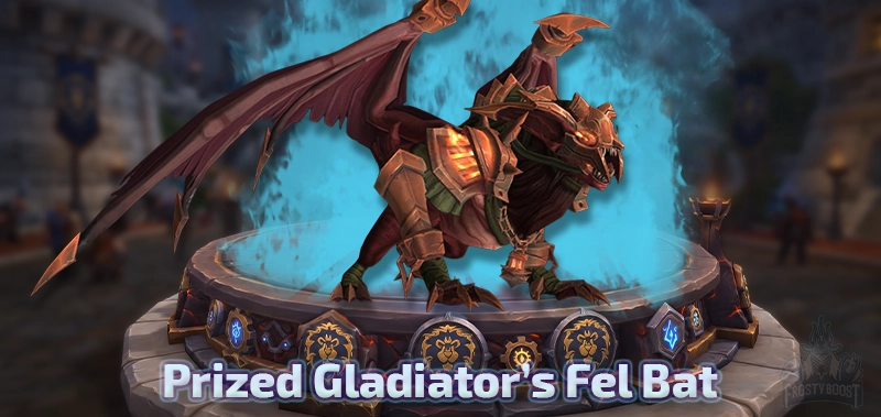 Prized Gladiator's Fel Bat — TWW Season 2 Gladiator Mount