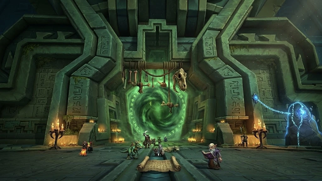 Venomous Abyss raid entrance location — Coiled Isle, Vaults of Atal'Utek