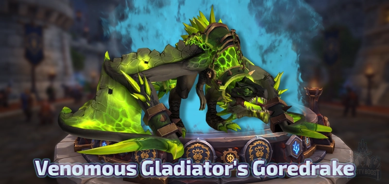 Venomous Gladiator's Goredrake — Midnight Season 2 Gladiator Mount