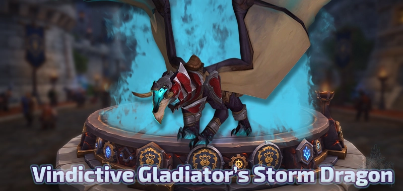 Vindictive Gladiator's Storm Dragon — Legion Season 1 Gladiator Mount