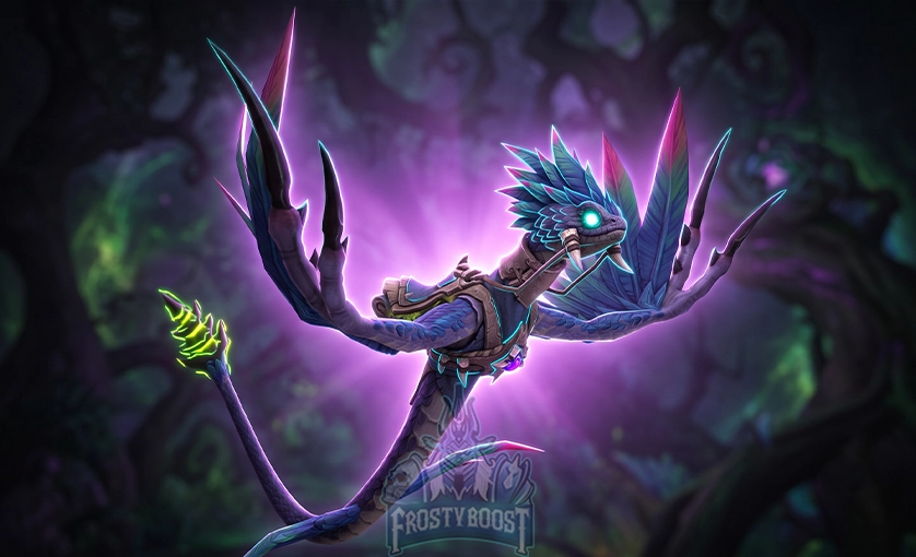 WoW Violet-Backed Skyfang Mount Boost