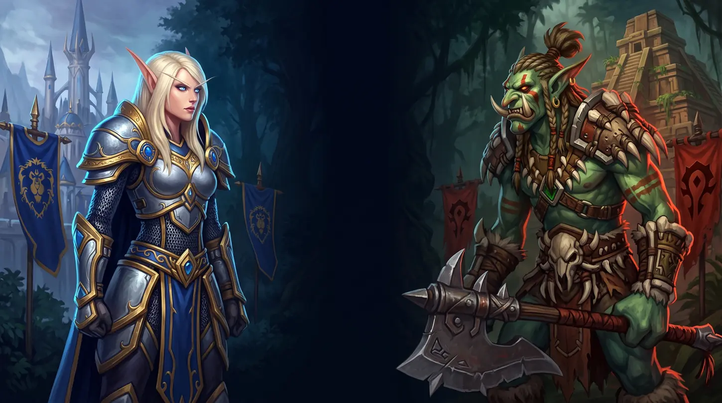 WoW Classic Plus new races — High Elves for the Alliance and Amani Trolls for the Horde (rumored)