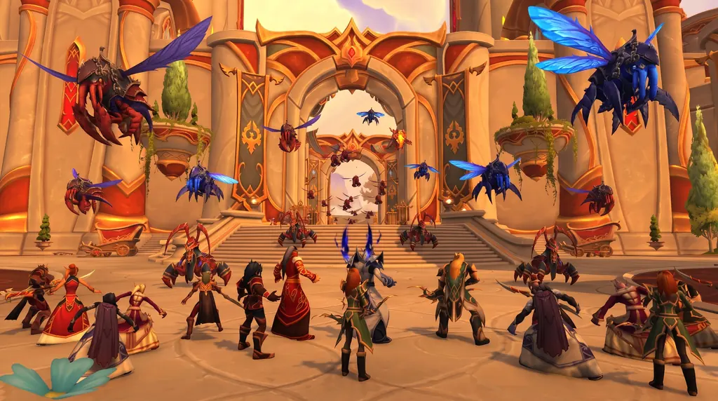 An Aqir Invasion at the gates of Silvermoon in WoW Patch 12.1.5