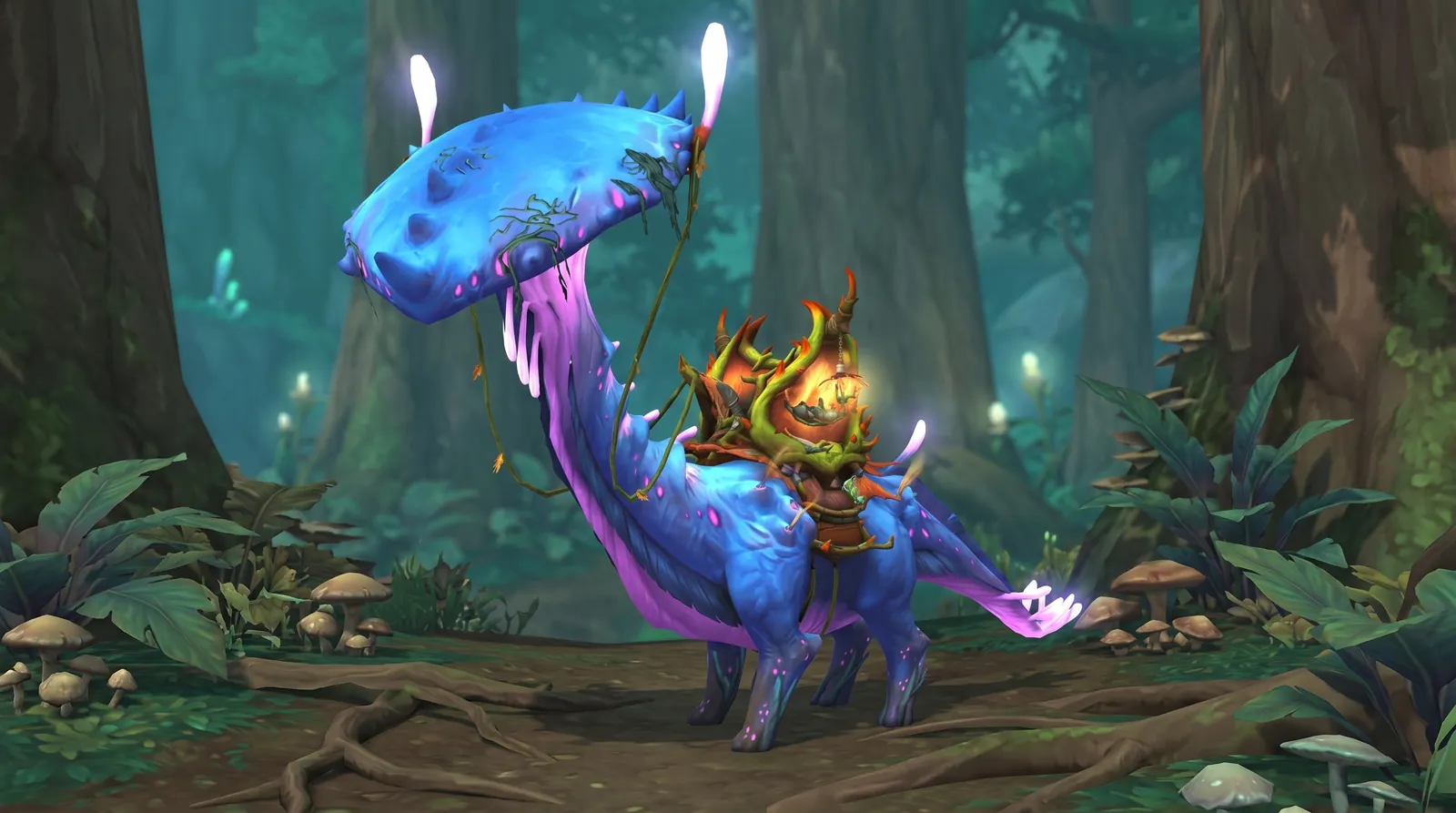The Sporebearer Fungal Strider, the 5,000,000 gold vendor mount of Patch 12.1.5